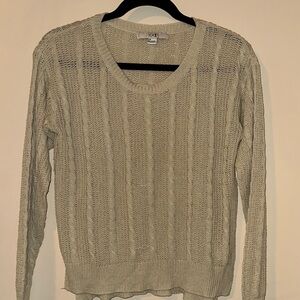 Women's Cream Knitted Sweater